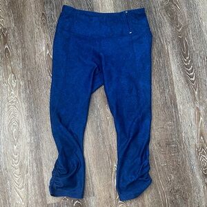Women Calia Blue Leggings with Ruched Detailing